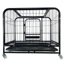 Ver imagem 7 de Gaiola Cao Pet Gato Cachorro Canil Pet Shop Animal de Estimaçao Bandeja Removivel Transporte Rodinha