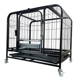 Gaiola Cao Pet Gato Cachorro Canil Pet Shop Animal de Estimaçao Bandeja Removivel Transporte Rodinha - 6