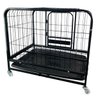 Gaiola Cao Pet Gato Cachorro Canil Pet Shop Animal de Estimaçao Bandeja Removivel Transporte Rodinha - 8