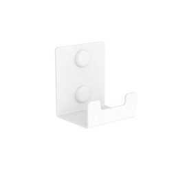 Gancho de Parede Toalha Cabide Banheiro Branco ELG - 5