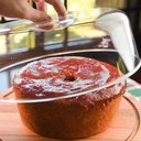 Ver imagem 5 de Queijeira de Madeira Redonda Porta Bolo Tampa Acrílico 22cm Essence Domama Eucalipto