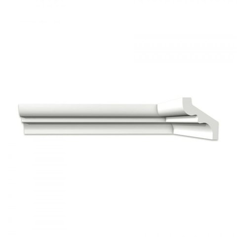 Kit 30m Linear Roda Teto Perfil de Poliestireno S80 Branco Homestar