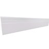 Kit com 10 Barras Rodapé de Pvc 7cm X 15mm X 2,40m Master Bariri 24m - 1