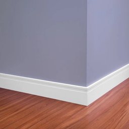 Kit com 10 Barras Rodapé de Pvc 7cm X 15mm X 2,40m Master Bariri 24m - 3