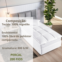 Ver imagem 4 de Pillow Top Protetor de Colchão Luxuosa Superficie de Sono Mais Macio Conforto