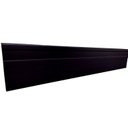Ver imagem 2 de Kit com 10 Barras Rodapé PVC Liso 7CMX15MMX2,40m com 24m Linear Preto Bariri