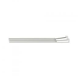 Kit com 5 Barras Roda Teto Perfil de Poliestireno T30 Homestar 10m - 2