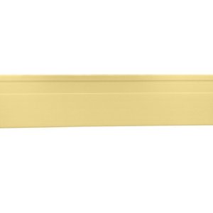Kit com 10 Barras Rodapé de Pvc 7cm X 15mm X 2,40m Master Bariri 24m
