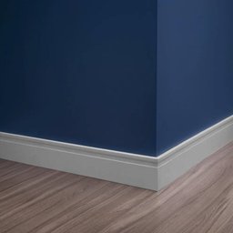 Kit com 10 Barras Rodapé de Pvc 7cm X 15mm X 2,40m Master Bariri 24m - 4