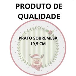 Prato Sobremesa Natal Ludic Alleanza Unitário Alleanzaa Coleção Gifts - 2