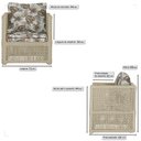 Ver imagem 2 de 4 Poltronas Madri Alumínio Corda Náutica Estofado 6 Trama Original