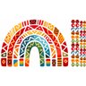Adesivo de Parede Arco Iris Cultura Negra Arte Africana - 2
