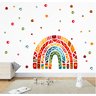 Adesivo de Parede Arco Iris Cultura Negra Arte Africana - 1