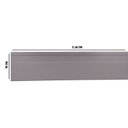Ver imagem 2 de Kit com 15 Barras Rodapé PVC Liso 10CMX15MMX2,40m com 36m Linear Cinza Bariri