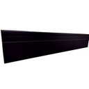 Ver imagem 1 de Kit com 15 Barras Rodapé PVC Liso 7CMX15MMX2,40m com 36m Linear Preto Bariri