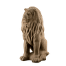 Escultura Estátua Decorativa Leão Sentado 108cm:arenite - 1