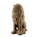 Ver imagem 1 de Escultura Estátua Decorativa Leão Sentado 108cm:arenite