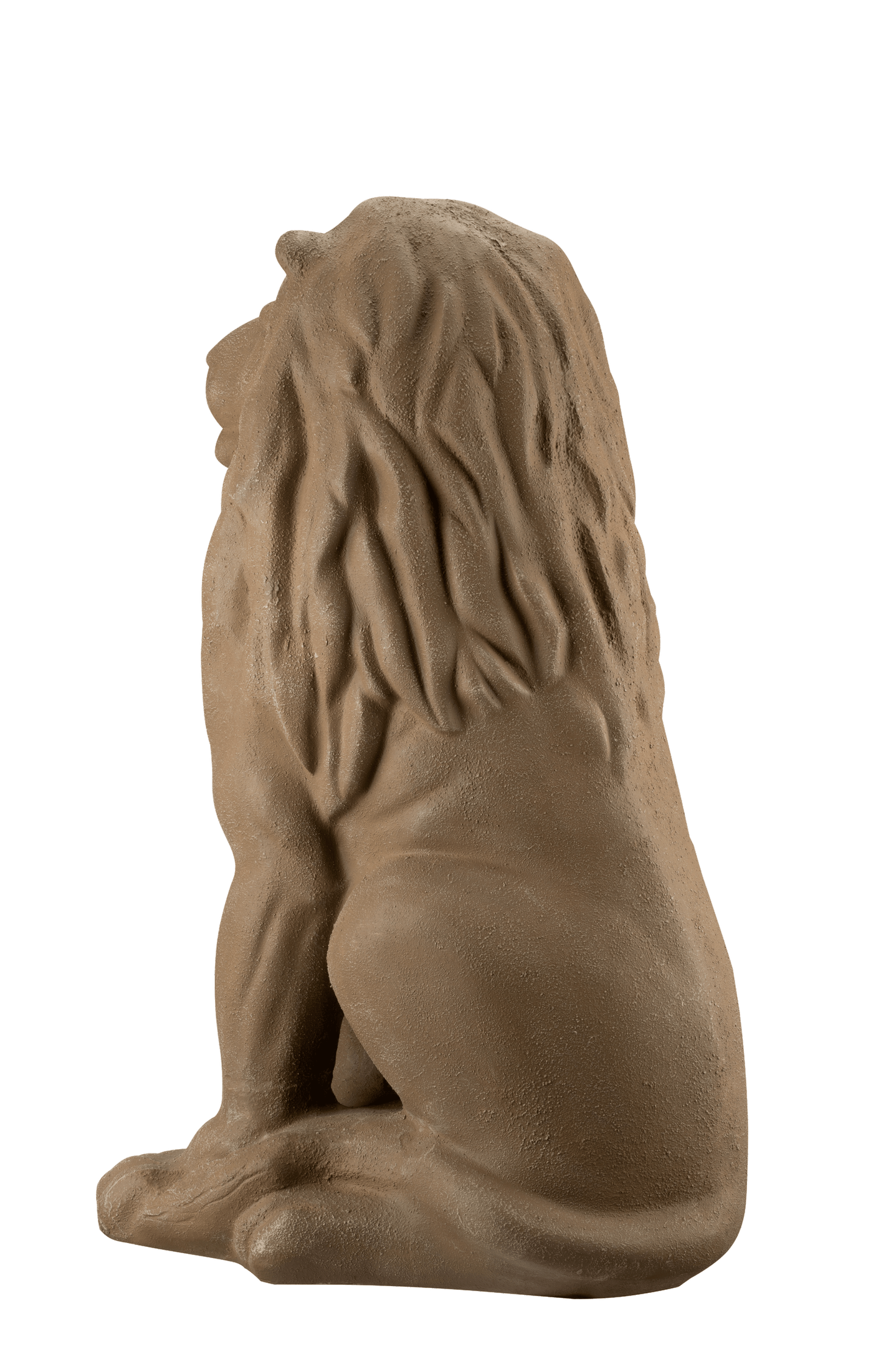 Escultura Estátua Decorativa Leão Sentado 108cm:arenite - 2