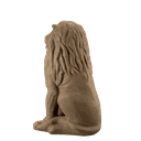 Ver imagem 2 de Escultura Estátua Decorativa Leão Sentado 108cm:arenite