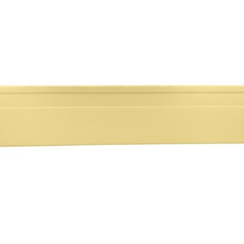 Kit com 15 Barras Rodapé PVC Liso 7cmX15mmX2,40m com 36m linear