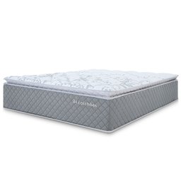 Colchão King Bf Colchoes Molas Ensacadas com Pillow Top Extra Conforto 193x203x38cm Bf - 1