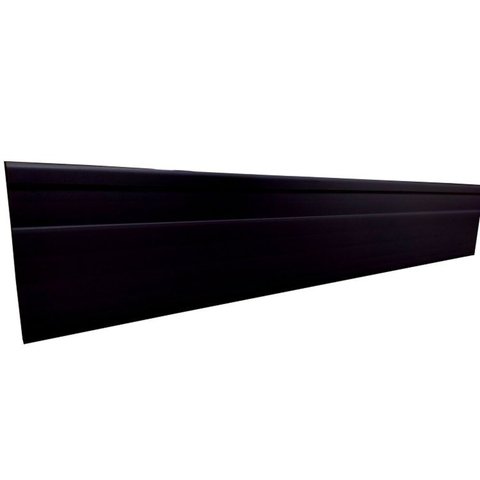 Kit com 20 Barras Rodapé PVC Liso 10cmX15mmX2,40m com 48m linear