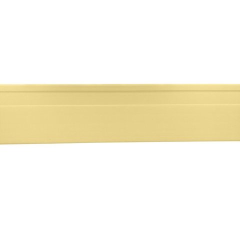 Kit com 20 Barras Rodapé PVC Liso 10cmX15mmX2,40m com 48m linear