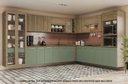 Ver imagem 2 de Armário de Cozinha Modulada Completa de Canto 18 Peças 3,79x2,88m 211 Botanic Kappesberg
