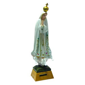 Imagem Nossa Senhora de Fátima Resina 18 Cm