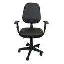 Ver imagem 1 de Cadeira Escritório Ergonômica Home Office Giratória Work N17 Braços Ajuste Encosto Altura Rodizios