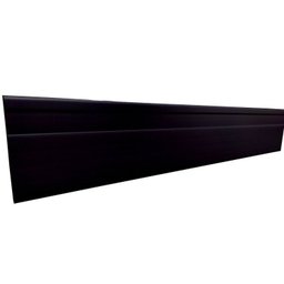 Kit com 30 Barras Rodapé de Pvc 7cm X 15mm X 2,40m Master Bariri 72m - 1