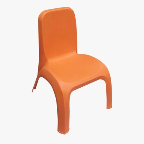 Cadeira Plástica Infantil Laranja - Gibafer