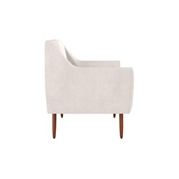 Poltrona Cadeira Decorativa Escritório Veneza Matrix Bege - 3