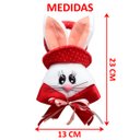 Ver imagem 5 de Kit 6 Pendente Páscoa Coelho para Porta Trinco Enfeite 23cm