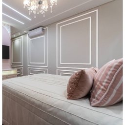 Kit com 5 Barras Rodameio de Mdf Ultra 3cm X 15mm X 2.40m Premium Casablanca 12m - 2