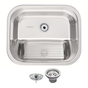 Tanque Encaixe Hera 34l Aço Inox Polido 50x40cm 94400/407 Tramontina