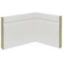 Ver imagem 1 de Kit com 5 Barras Rodapé de MDF 15cmX15mmX2.20m MDF Revestido Frisado  11m 