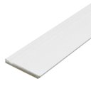 Ver imagem 3 de Kit com 5 Barras Rodapé de MDF 15CMX15MMX2.20m MDF Revestido Frisado 11m Branco Moldurama