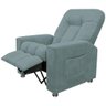 Poltrona do Papai Reclinável Arsenal Veludo Azul Claro - 6