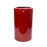Vaso Decorativo Cilindro Vermelho Lira 70x34x34 cm - D'Rossi - 3