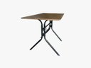 Ver imagem 4 de Mesa Jantar Moema Imbuia 120x70 para Restaurante Sorveteria Refeitório