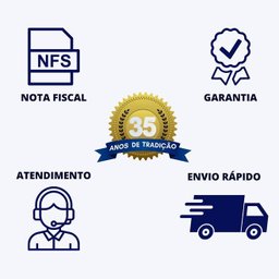 Kit 10 Válvula de Serviço Refrigeração Schrader 1/4 - 100mm - 5