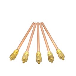 Kit 10 Válvula de Serviço Refrigeração Schrader 1/4 - 100mm - 2