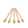 Kit 10 Válvula de Serviço Refrigeração Schrader 1/4 - 100mm - 2