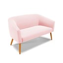 Ver imagem 7 de Kit 01 Namoradeira 02 Lugares E 02 Poltronas Rosa Bebê