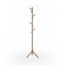 Ver imagem 1 de Cabideiro de Chão Zayn 170 Cm X 42 Cm Mel Escuro