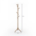 Ver imagem 2 de Cabideiro de Chão Zayn 170 Cm X 42 Cm Mel Escuro