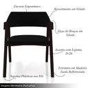 Ver imagem 4 de Conjunto Mesa de Jogos Carteado Bellagio Tampo Reversível e 4 Cadeiras Madeira Poker Base Estrela Ve