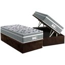 Ver imagem 1 de Cama Box Baú Solteiro: Colchão Molas Masterpocket Ensacadas Probel Prodormir Evolution + Base