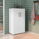 Ver imagem 3 de Multiuso 2 Portas 3 Prateleiras Rosana 110cm Ajl Móveis